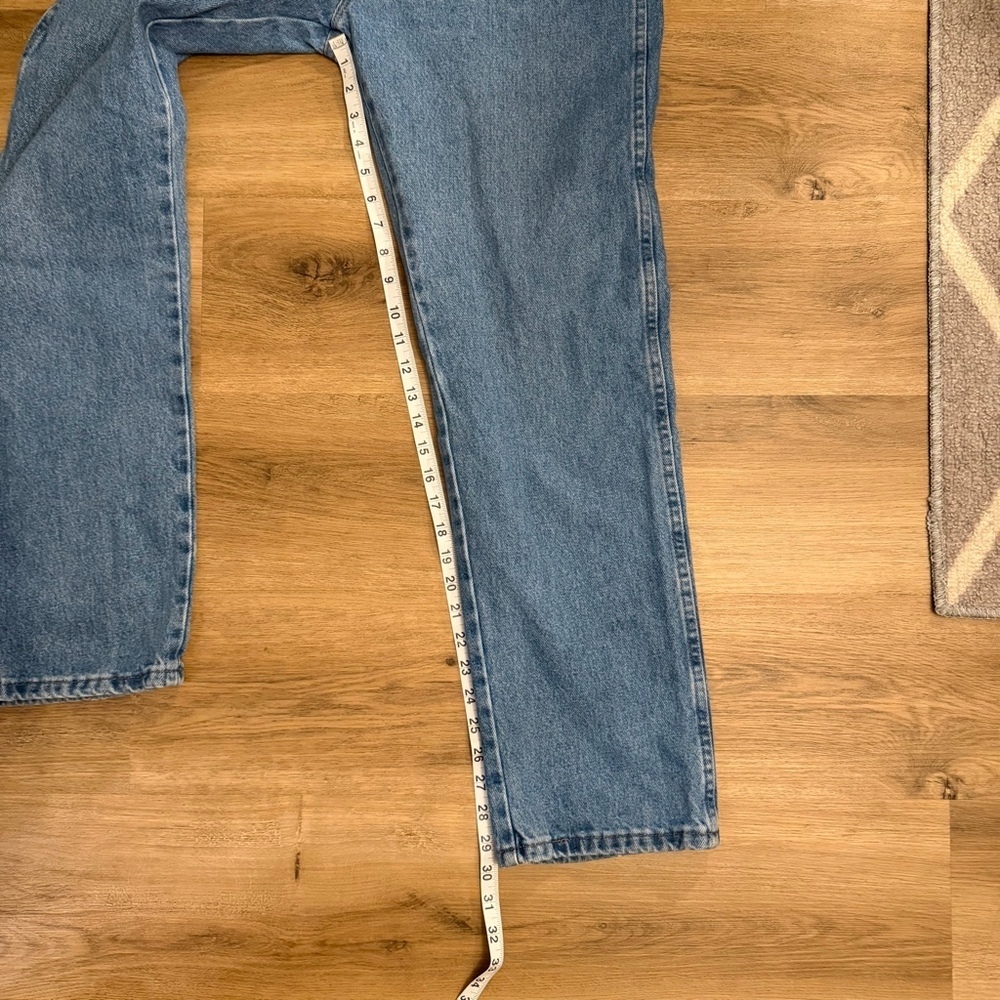 Vintage Rustler Jeans 33x30 Medium Wash Straight Leg Denim - Picture 6 of 8